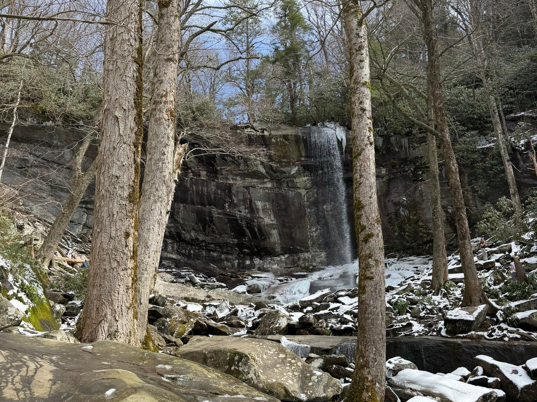Rainbow Falls Trail-大雾山国家公园必去景点