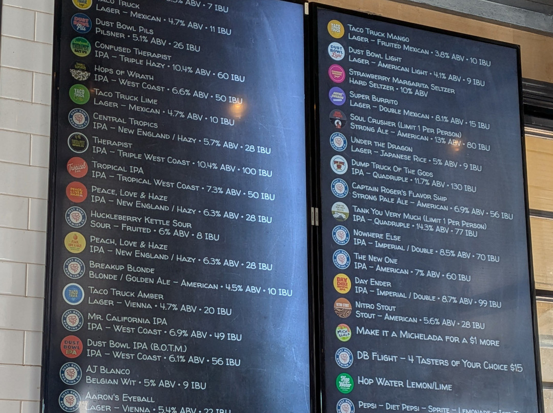 Dust Bowl Brewing Co. Tap Depot