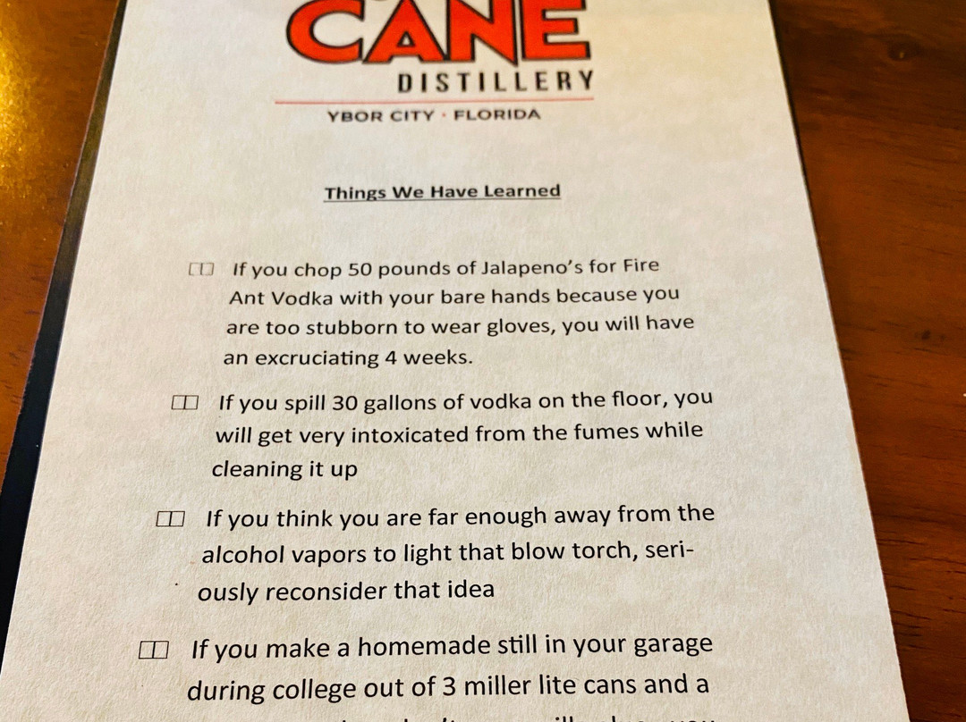 Florida Cane Distillery-坦帕必去景点