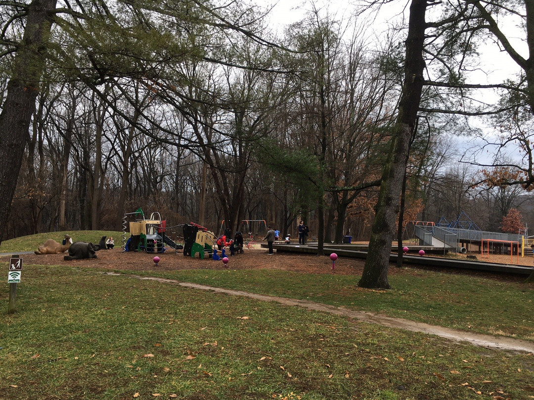 Miniature Train and Carousel at Wheaton Regional Park-惠顿必去景点