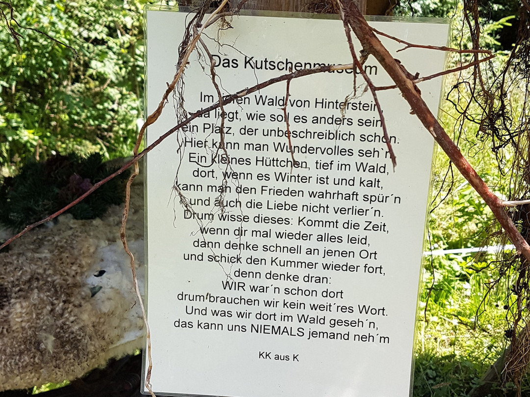 Kutschenmuseum Hinterstein-Hinterstein必去景点