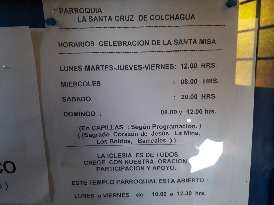 Parroquia de la Santa Cruz de Colchagua-圣克鲁斯必去景点