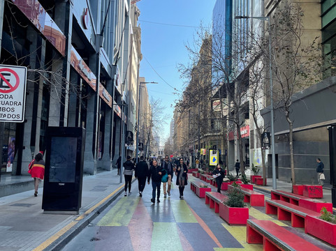 Paseo Bandera-圣地亚哥必去景点