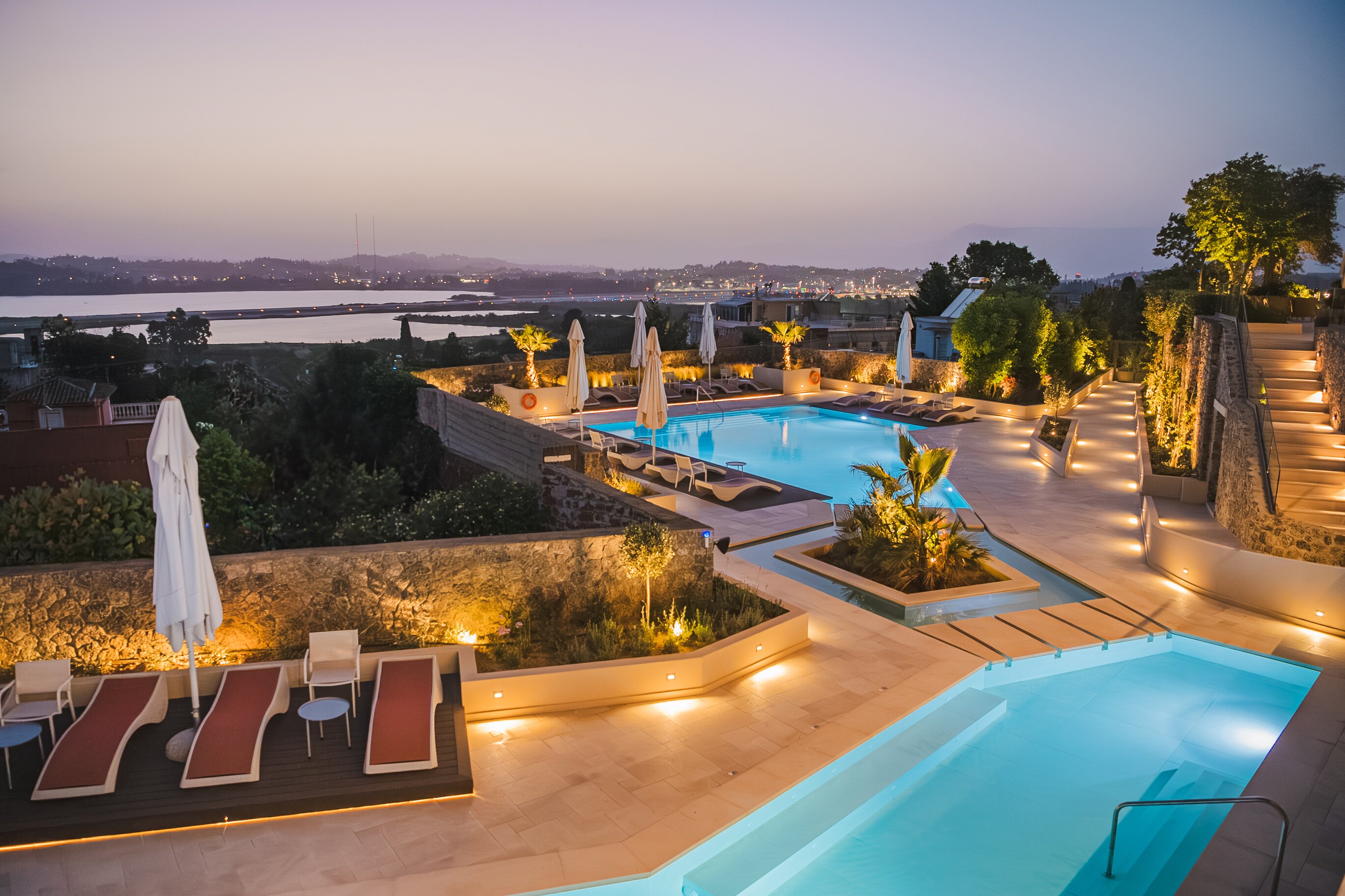 Divani Corfu Palace-泳池