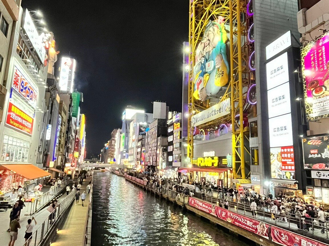 道顿堀河畔散步路-Dotombori必去景点
