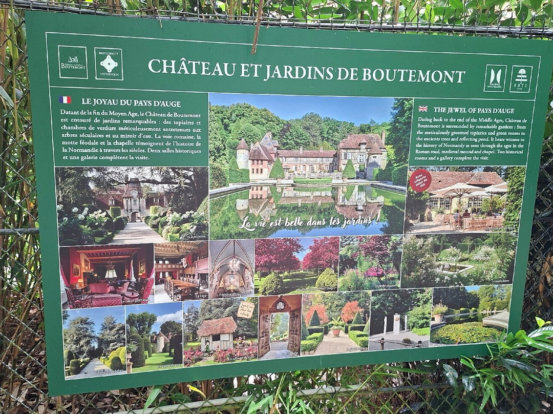 Boutemont castle and gardens-Ouilly-le-Vicomte必去景点