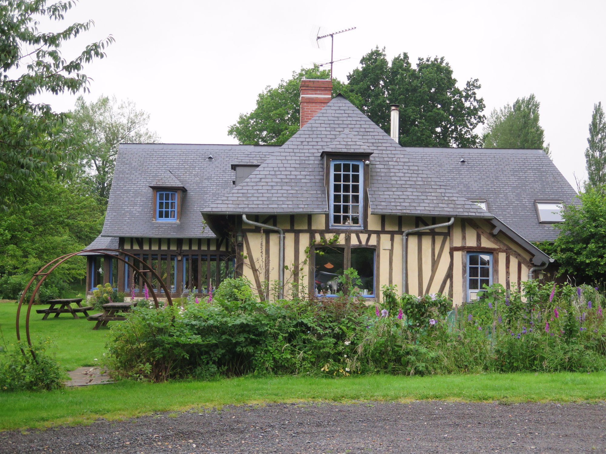 Chambre d'Hotes les Hauts Vents-浴室