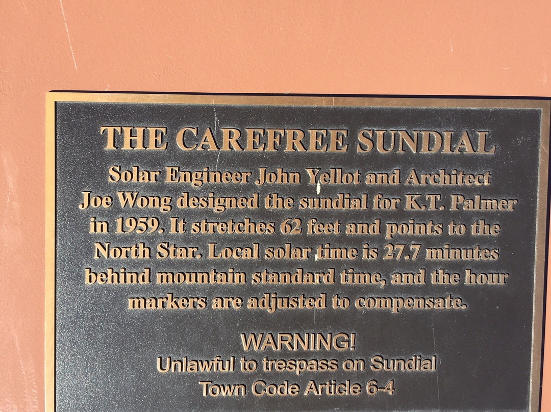 Town of Carefree Sundial景点图片