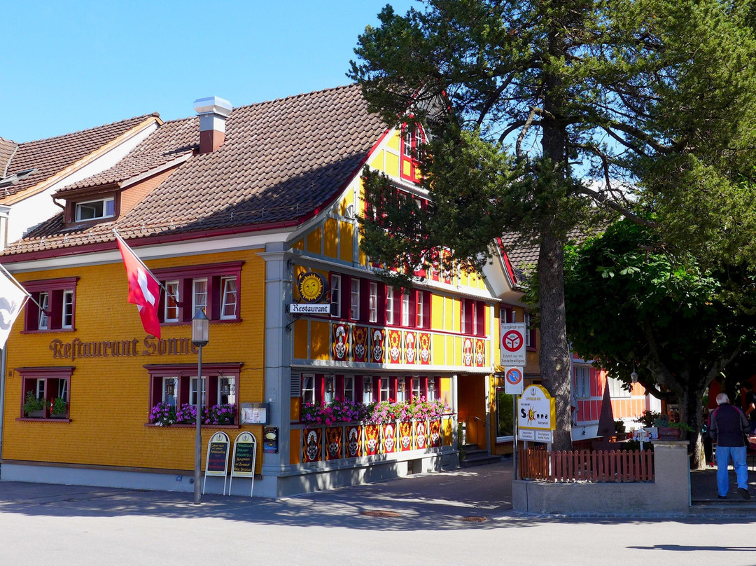 Landsgemeinde-Brunnen - Cantonal Assembly Fountain-Appenzell必去景点