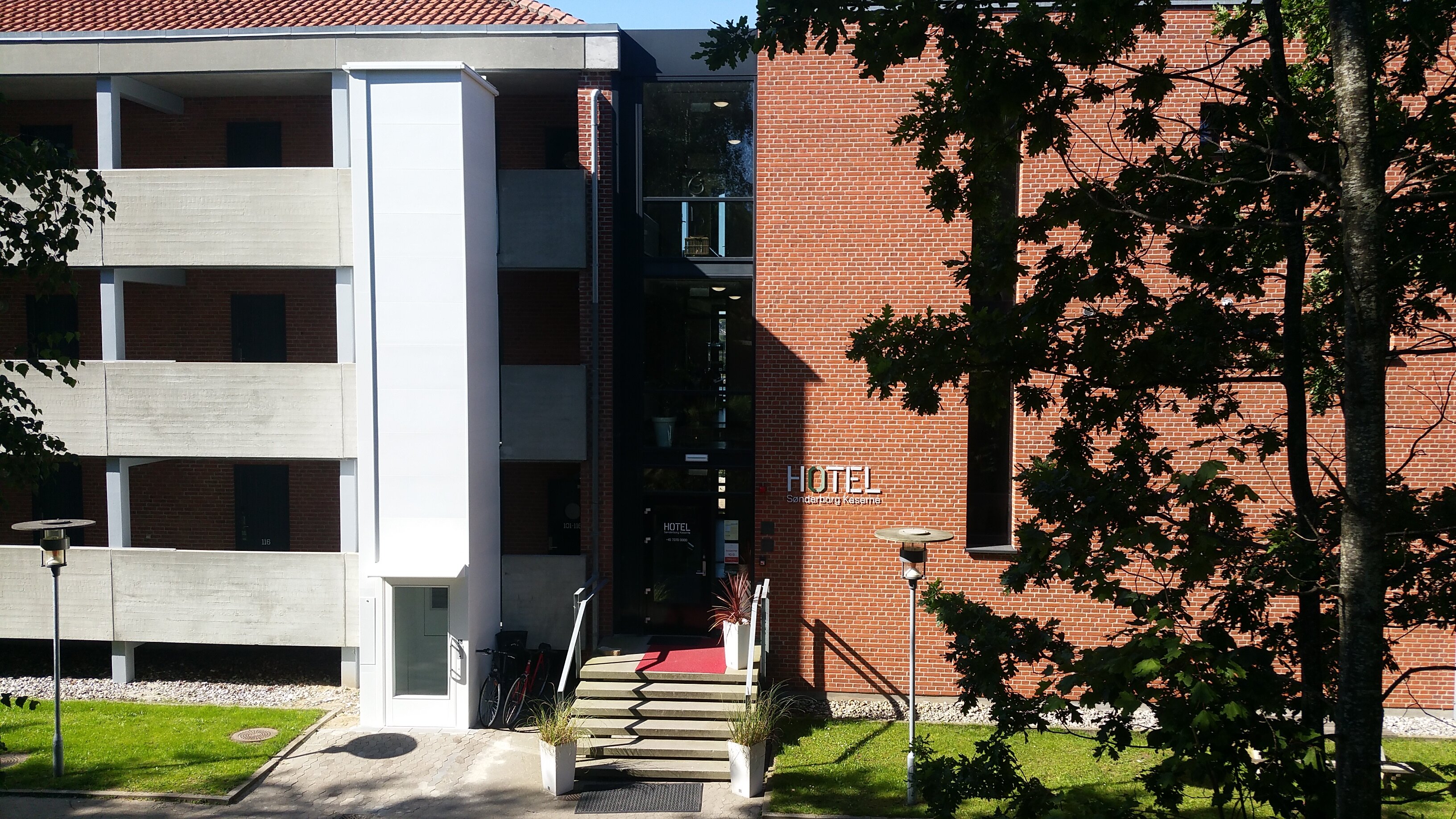 Hotel Sønderborg Kaserne-浴室