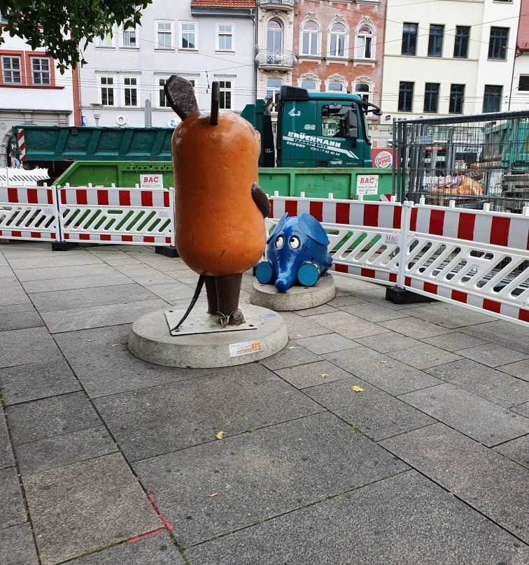 Skulptur "Maus und Elefant"-爱尔福特必去景点