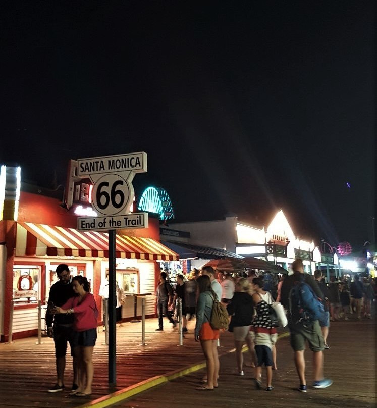 Route 66 End of the Trail Sign-圣莫尼卡必去景点
