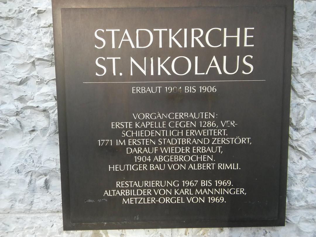 Stadtkirche St. Nikolaus-Frauenfeld必去景点