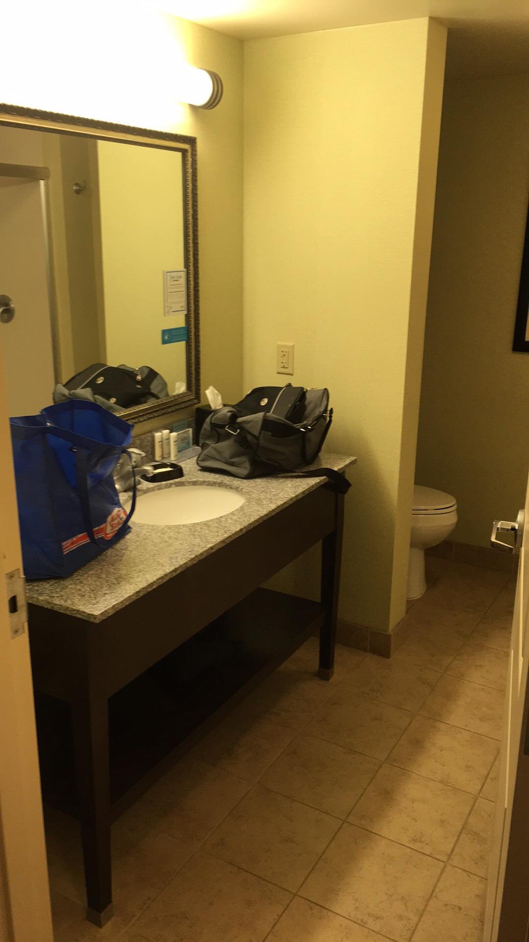 Hampton Inn Augusta-浴室