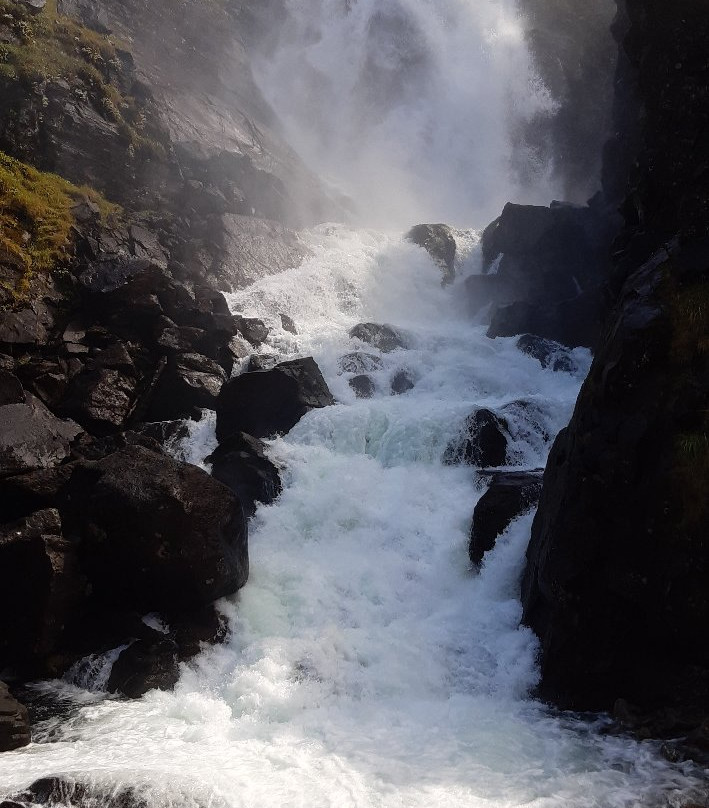 Latefossen Waterfall景点图片