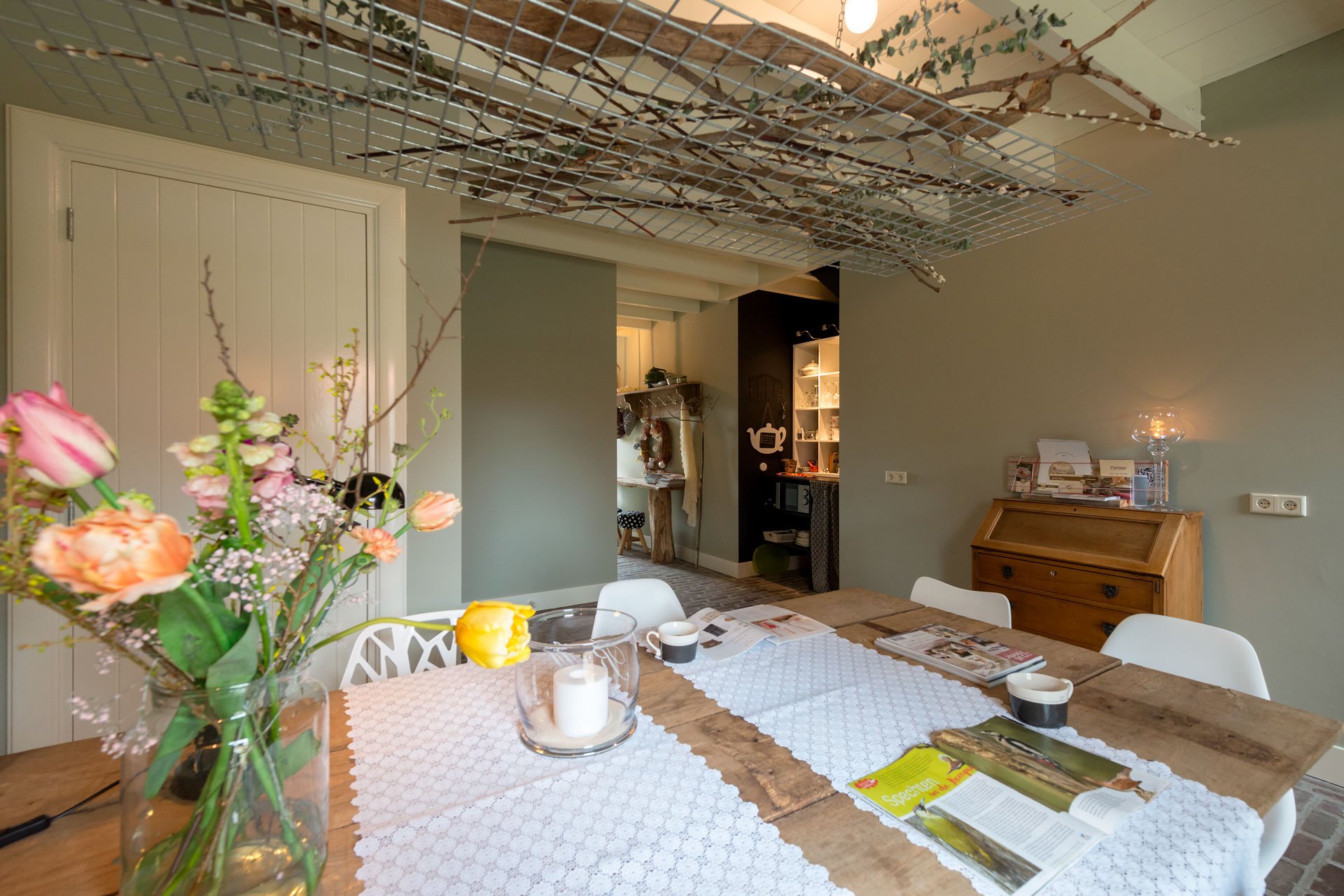 Bed en Breakfast De Ouw Skuur-餐饮