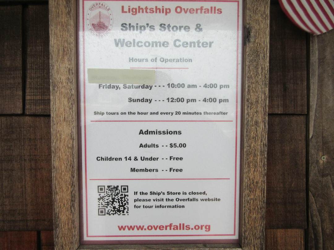 Lightship Overfalls-刘易斯必去景点