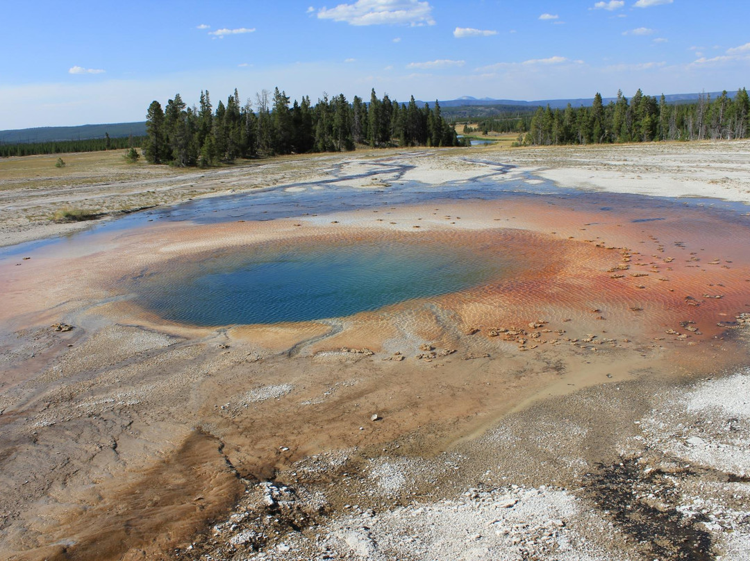 中途喷泉盆地-黄石国家公园必去景点