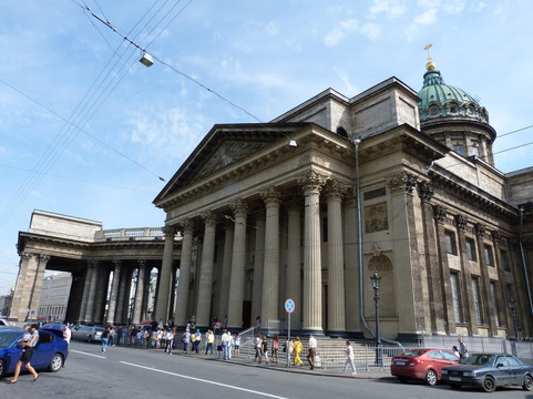 喀山圣母大教堂 (Kazansky Sobor)-圣彼得堡必去景点