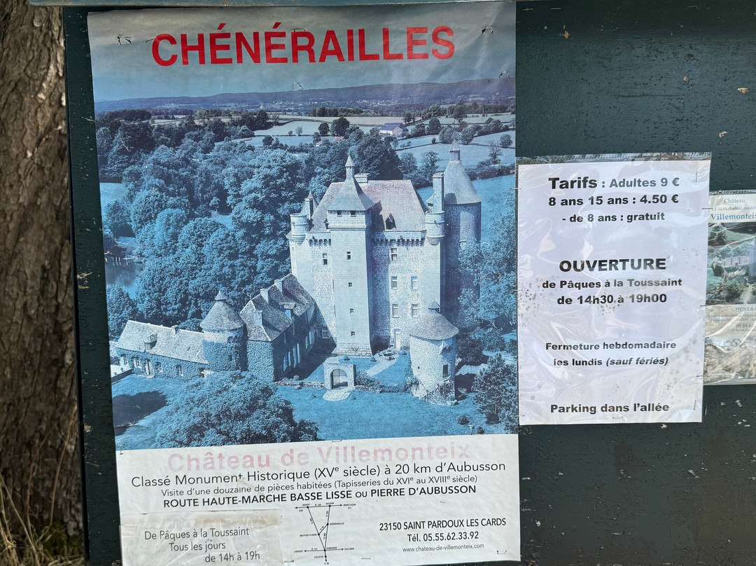 Château de Villemonteix-Saint-Pardoux-les-Cards必去景点