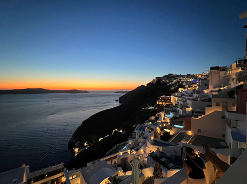Sunset of Santorini