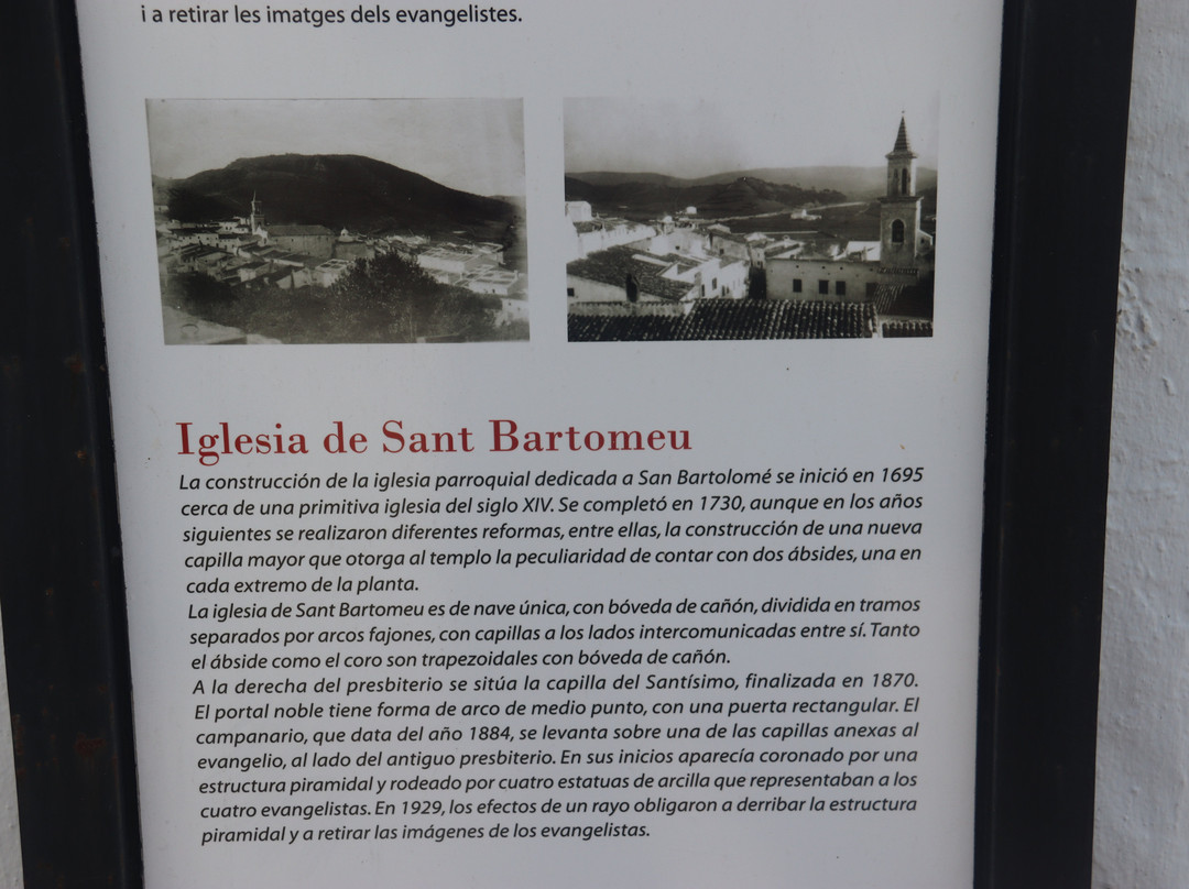 Església de Sant Bartomeu-Ferreries必去景点