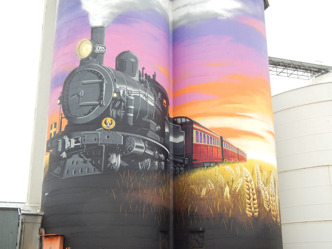 Farrell Flat Silo Art景点图片