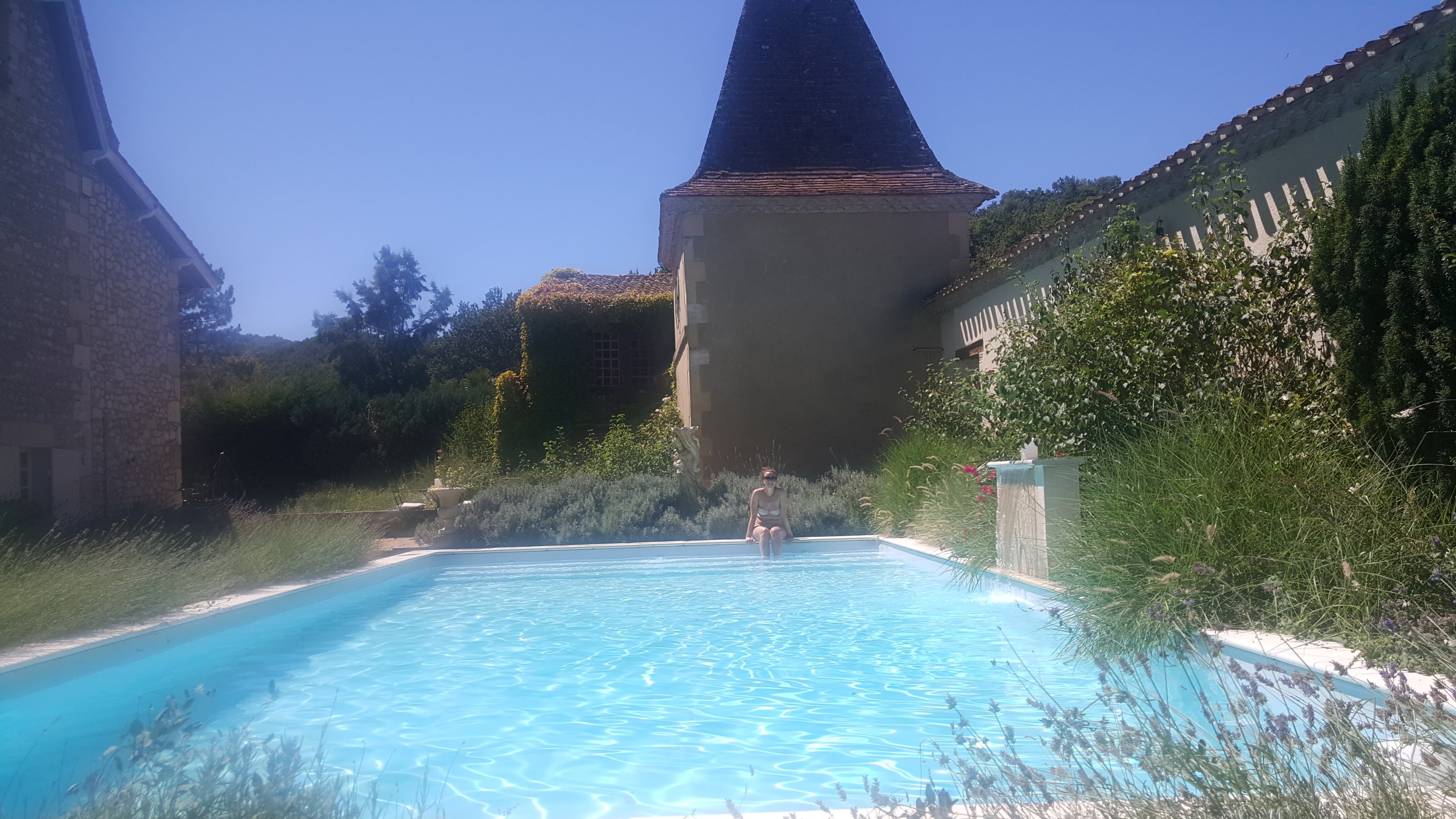 Manoir du Bois Mignon-泳池