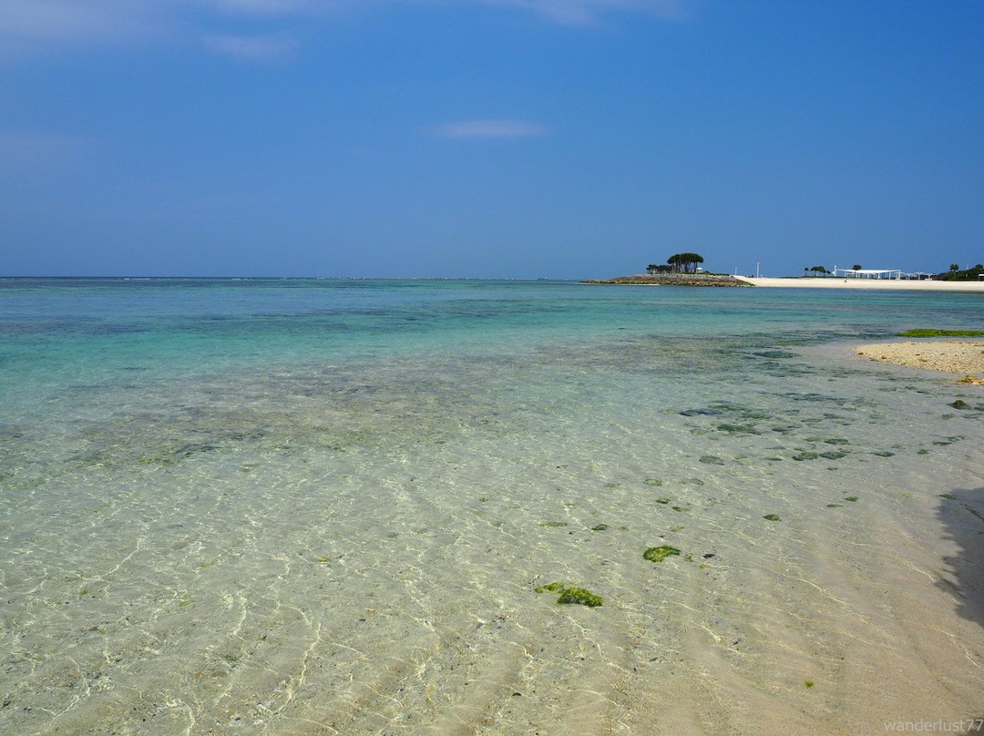 Kame no Hama Beach-本部町必去景点