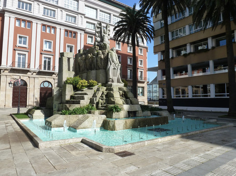 Jardínes De Mendez Nuñez-拉科鲁尼亚必去景点