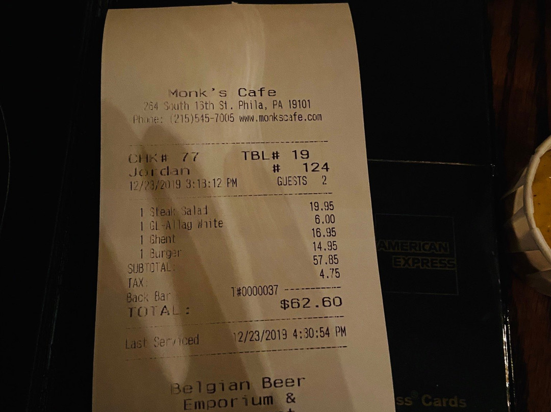 Monk's Cafe-费城必去景点
