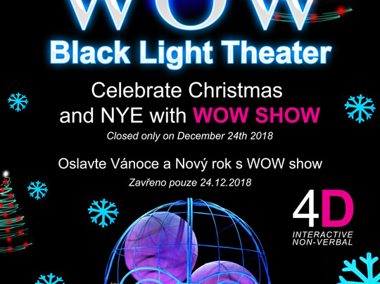 WOW Black Light Theater-布拉格必去景点