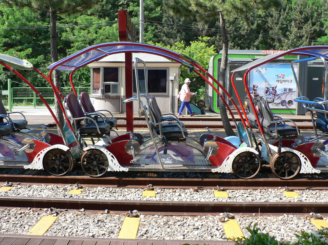Samcheok Ocean Railbike-三陟市必去景点
