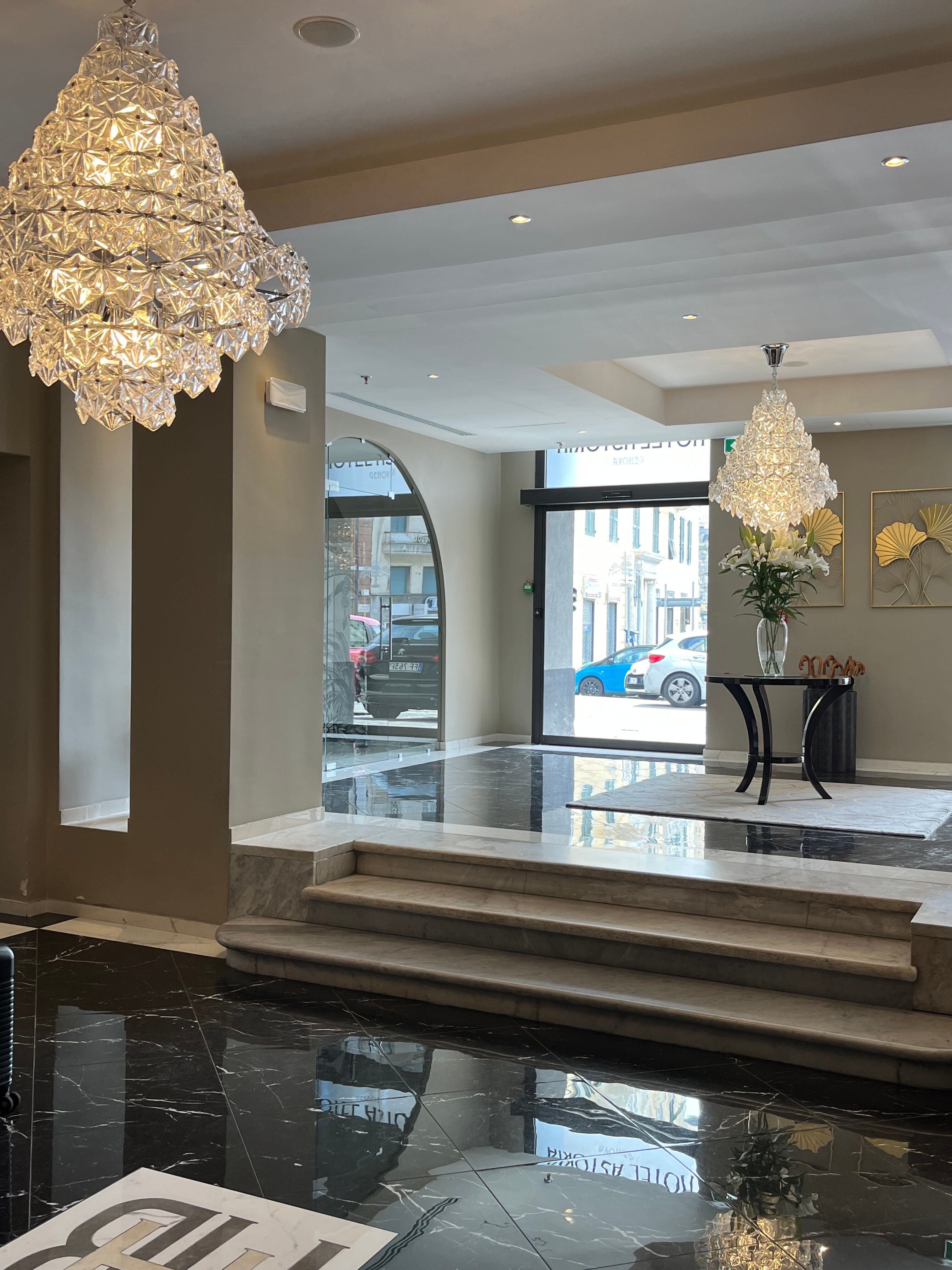 Hotel Astoria Genova-浴室