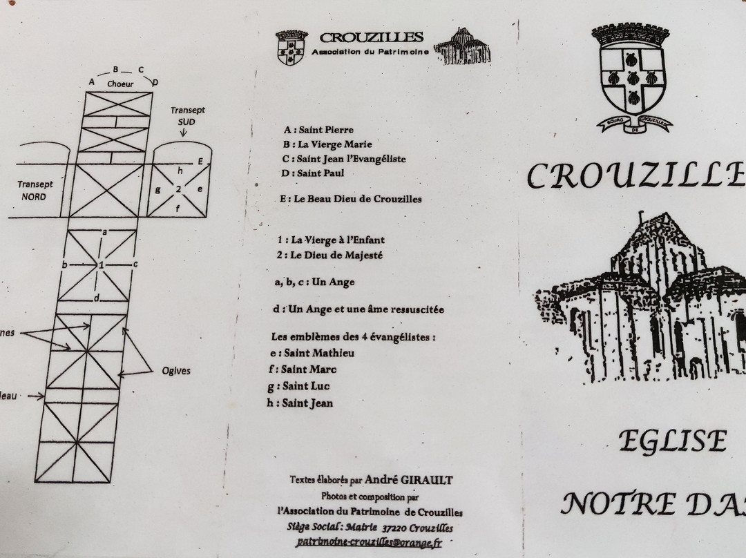 Eglise Notre-Dame à Crouzilles景点图片