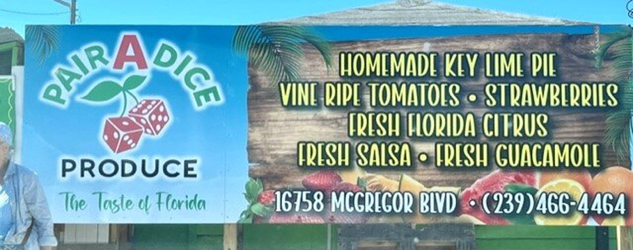 Pair-A-Dice Produce-迈尔斯堡必去景点