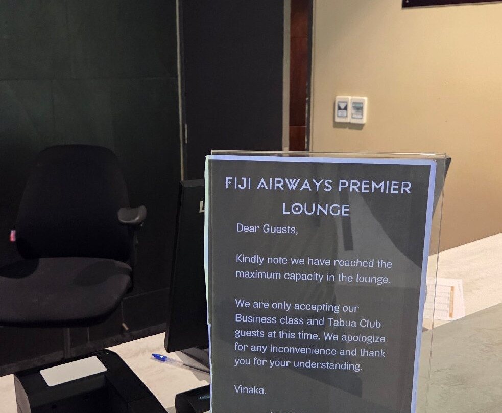 Fiji Airways Premier Lounge-纳迪市必去景点