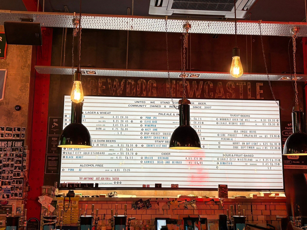 BrewDog Newcastle-纽卡斯尔必去景点