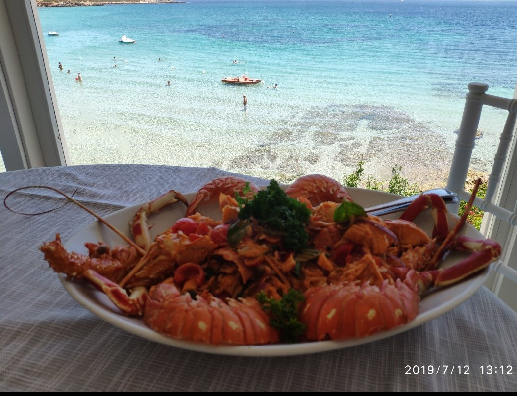 Maristella Porto Conte餐馆和美食-Beach Ristobar Dei Pini