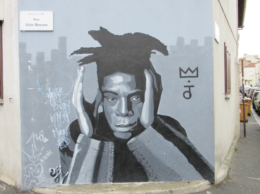 Fresque Jean Michel Basquiat-蒙特勒伊必去景点