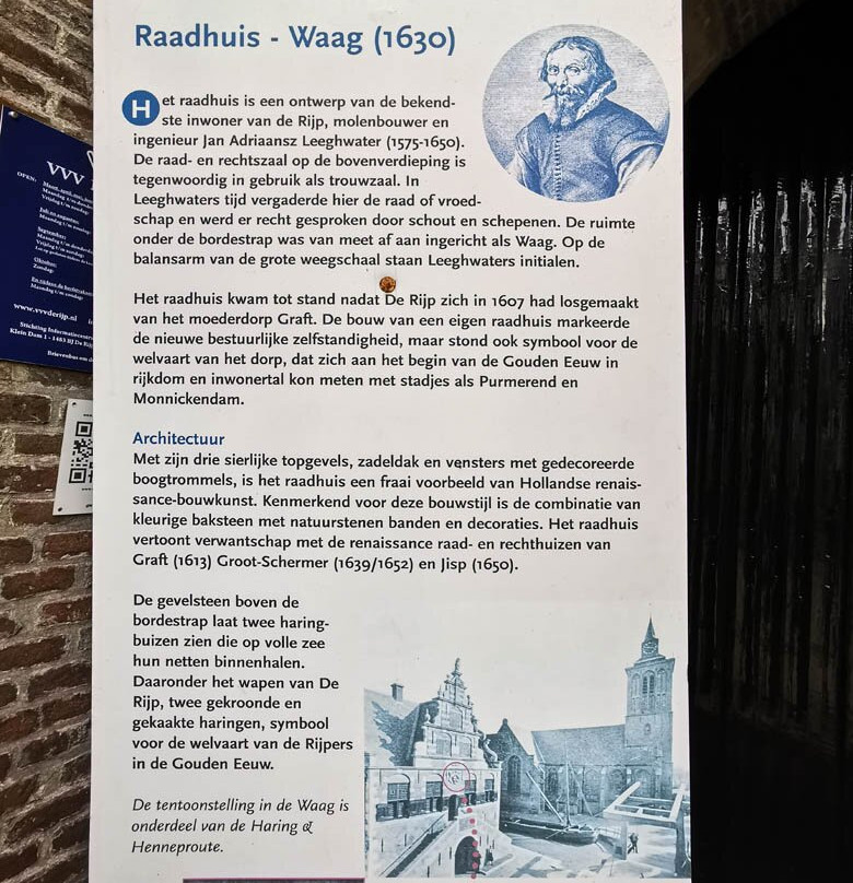 Raadhuis en Waag De Rijp uit 1630景点图片