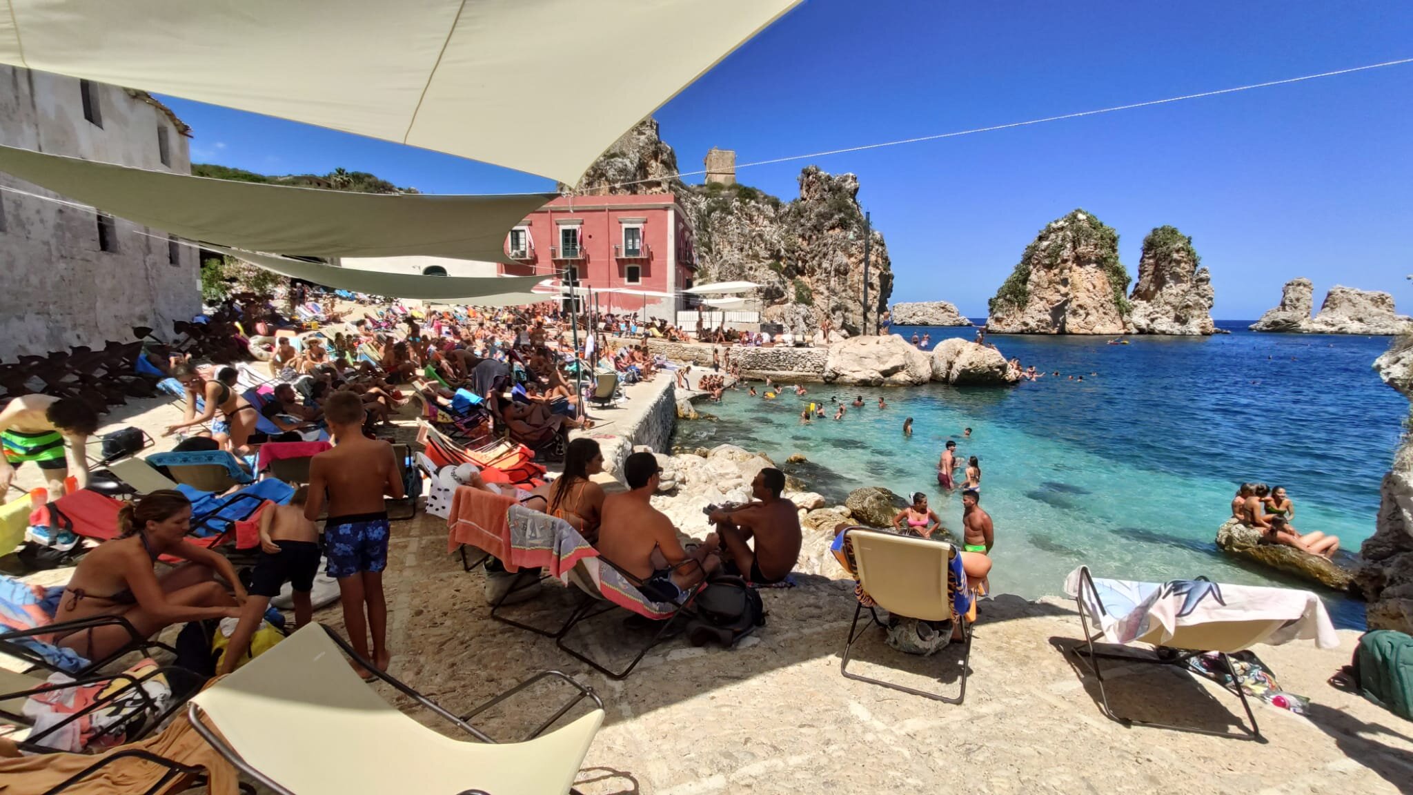 Tonnara di Scopello Dimore-泳池