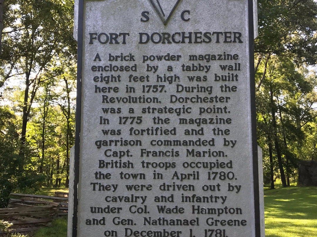 Colonial Dorchester State Historic Site-Summerville必去景点