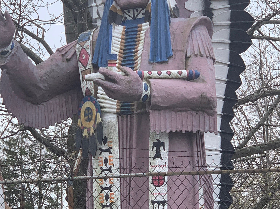 Big Chief Lewis Statue景点图片