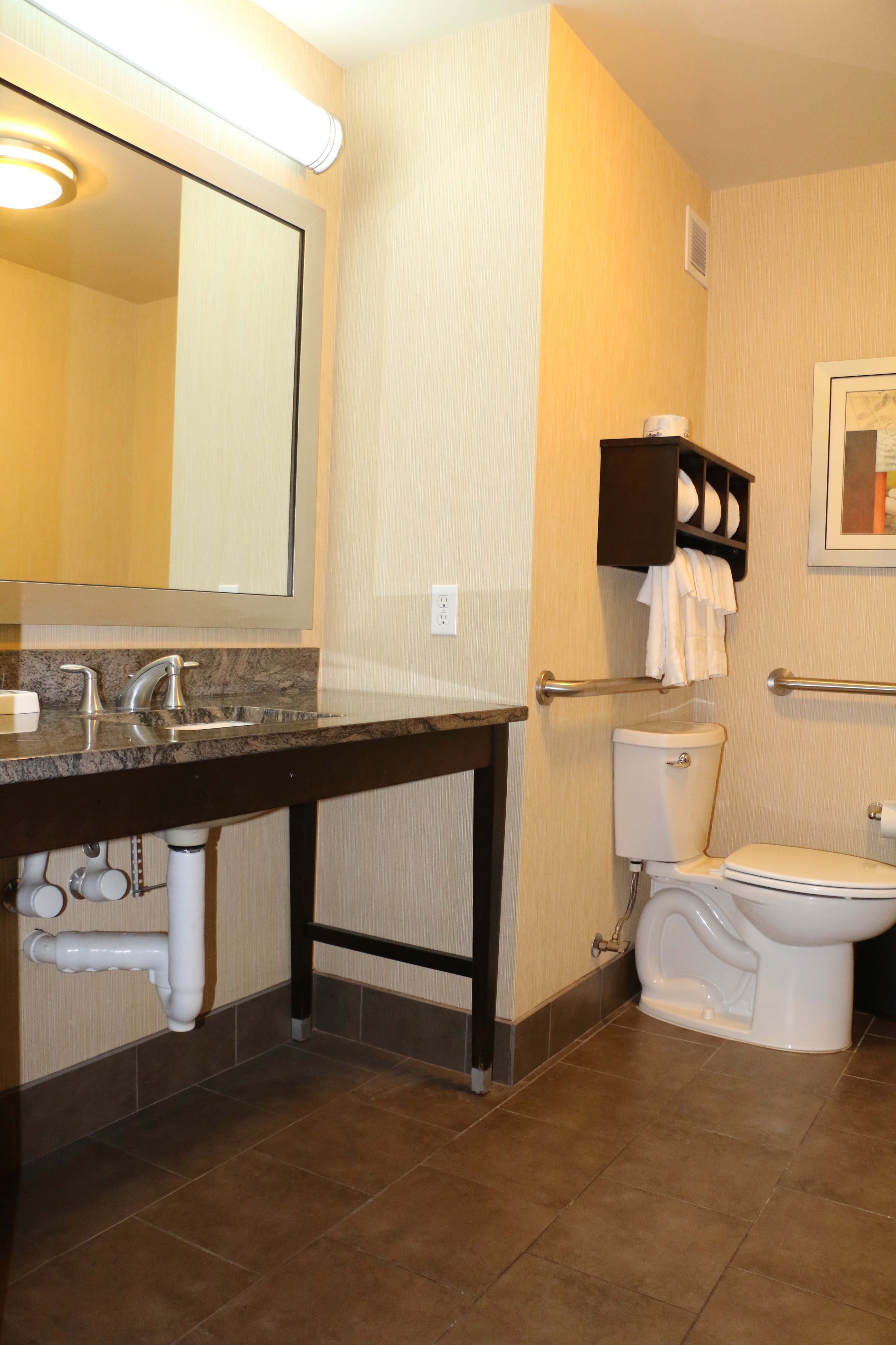 皮阿拉普希尔顿恒庭旅馆&套房酒店-浴室