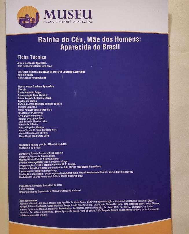 Museu Nossa Senhora Aparecida-阿帕雷西达必去景点
