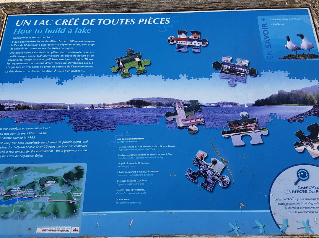 Parc Nautique de L'Ailette-Chamouille必去景点
