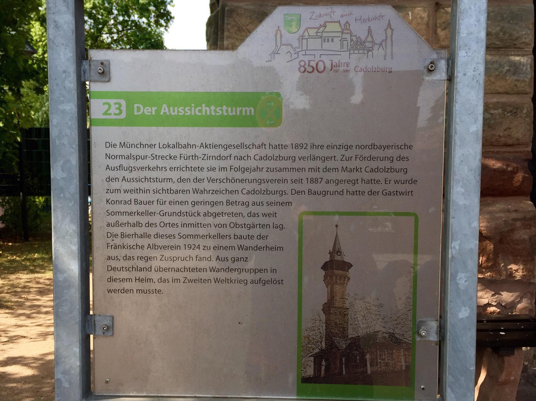 Aussichtsturm Cadolzburg景点图片