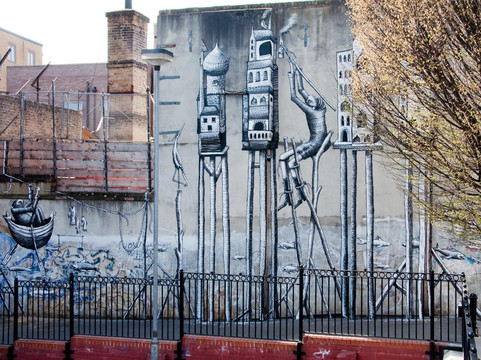 肖尔迪奇区街头艺术-伦敦必去景点