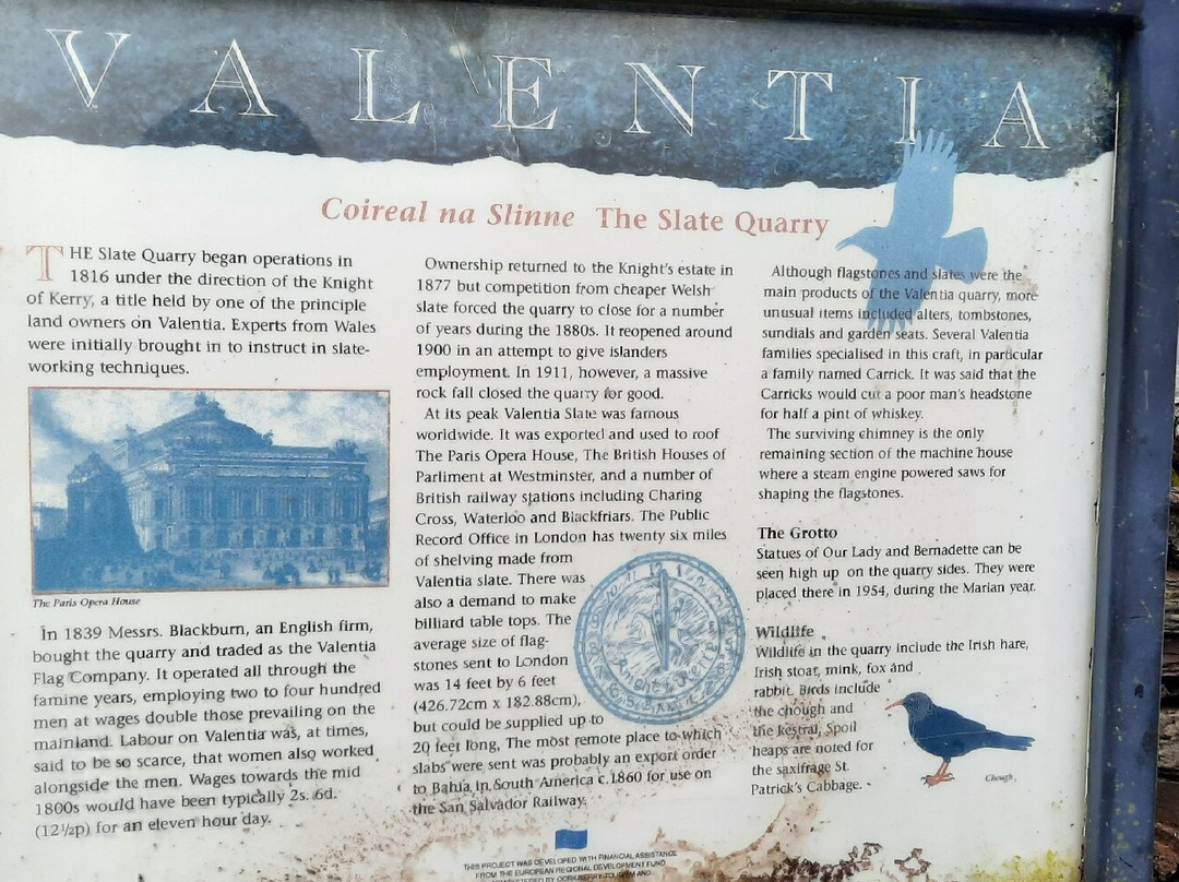 Old Slate Quarry-Valentia Island必去景点